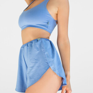 set of top and shorts in blue