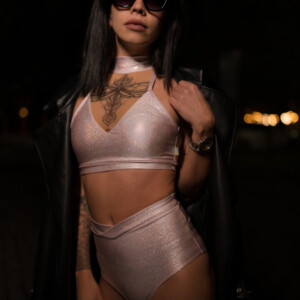 black exotic dancewear