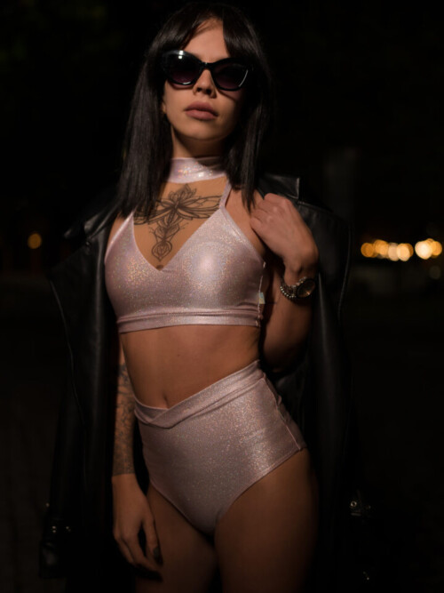 black exotic dancewear