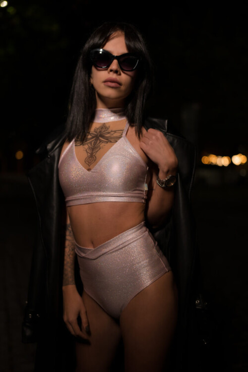 black exotic dancewear