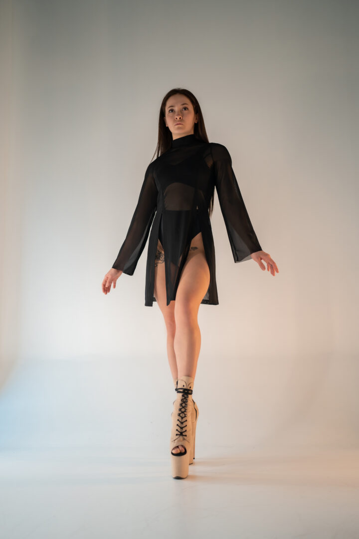 transparent exotic club dress